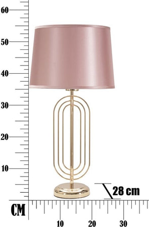 Lampada Da Tavolo Krista Cm 28X55 Illuminazione/Illuminazione per interni/Lampade/Lampade da tavolo e abat-jour Led Mall Home - Napoli, Commerciovirtuoso.it