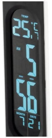 Lampada Da Tavolo LED Activita Strip+ Rexel luce diurna naturale per scrivania e ambiente di lavoro con calendario orologio e Temperatura 12V