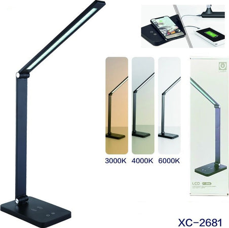 Lampada Da Tavolo Led Da Scrivania Con Ricarica Wireless Per Cellulari Xc-2681 Casa, arredamento e bricolage > Illuminazione da interno > Lampade da Tavolo Trade Shop italia - Napoli, Commerciovirtuoso.it