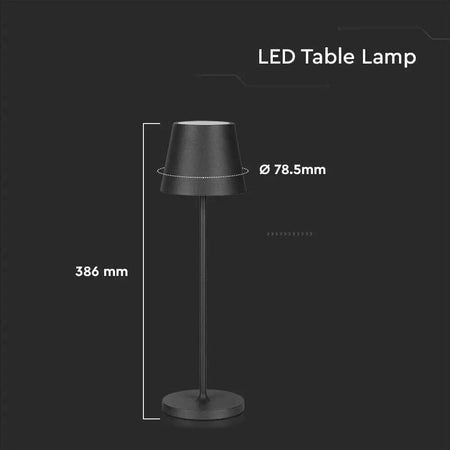 Lampada Da Tavolo Led Dimmerabile Touch Nera Wireless Luce Bianca Calda 3000k 2w Illuminazione/Illuminazione per interni/Lampade/Lampade da tavolo e abat-jour Trade Shop italia - Napoli, Commerciovirtuoso.it