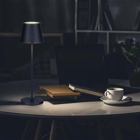 Lampada Da Tavolo Led Dimmerabile Touch Nera Wireless Luce Bianca Calda 3000k 2w Illuminazione/Illuminazione per interni/Lampade/Lampade da tavolo e abat-jour Trade Shop italia - Napoli, Commerciovirtuoso.it