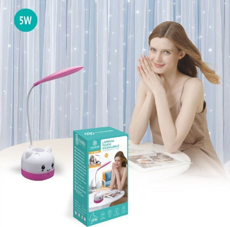 Lampada-Da-Tavolo-Led-Per-Bambini-Touch-Ricaricabile-Usb-5-W-Flessibile-Tx-9084