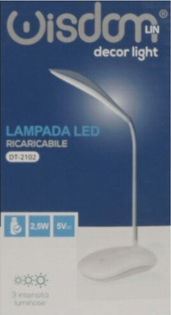 Lampada Da Tavolo Led Usb Ricaricabile Dimmerabile Touch Design Moderno Dt-2102 Casa, arredamento e bricolage > Illuminazione da interno > Lampade da Tavolo Trade Shop italia - Napoli, Commerciovirtuoso.it