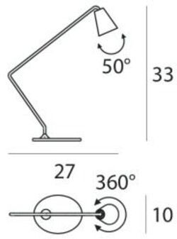 Lampada da tavolo Linea Light Conus Led
