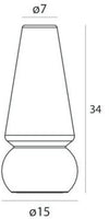 Lampada da tavolo Linea Light Mini Marge Led (0.5W)