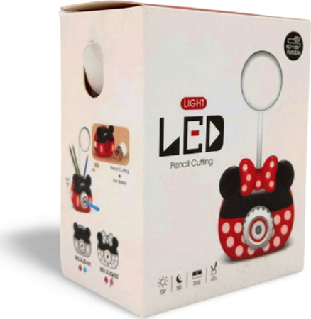 Lampada Da Tavolo Luce A Led 2in1 Con Temperamatite Portapenne Matite Mickey Illuminazione/Illuminazione per interni/Illuminazione per bambini/Lampadari Trade Shop italia - Napoli, Commerciovirtuoso.it