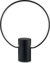 Lampada-Da-Tavolo-Luce-Led-Finitura-Nero-Opaco-Serie-Cerchio