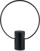 Lampada-Da-Tavolo-Luce-Led-Finitura-Nero-Opaco-Serie-Cerchio