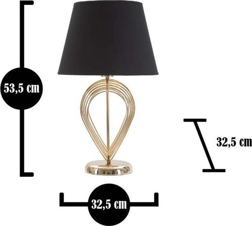 Lampada Da Tavolo Maxt Cm 32,5X53,5 Illuminazione/Illuminazione per interni/Lampade/Lampade da tavolo e abat-jour Led Mall Home - Napoli, Commerciovirtuoso.it