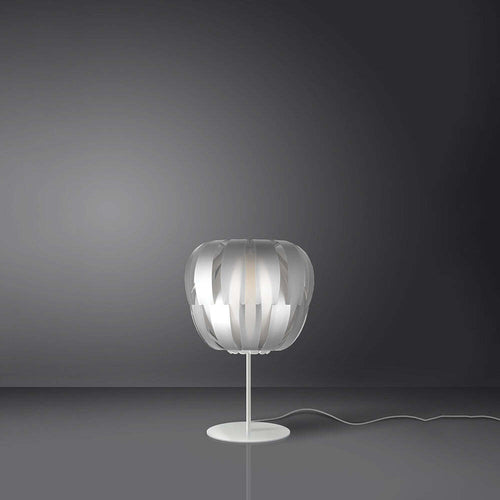 Lampada-Da-Tavolo-Modern-Con-Base-1-Luce-Queen-In-Polilux-Silver-Made-In-Italy