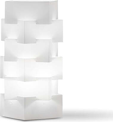 Lampada-Da-Tavolo-Moderna-1-Luce-Building-In-Polilux-Bianco-H36-Made-In-Italy