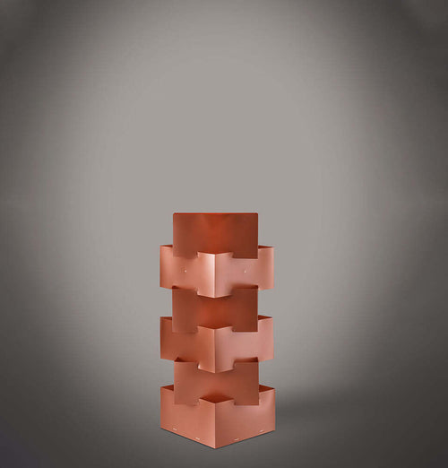 Lampada-Da-Tavolo-Moderna-1-Luce-Building-In-Polilux-Rame-H36-Made-In-Italy