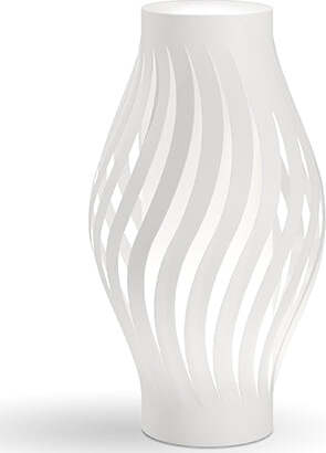 Lampada-Da-Tavolo-Moderna-1-Luce-Helios-In-Polilux-Bianco-H32-Made-In-Italy