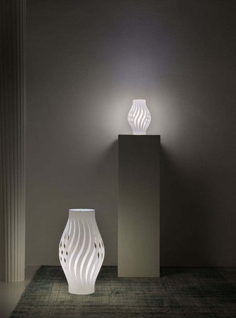 Lampada-Da-Tavolo-Moderna-1-Luce-Helios-In-Polilux-Bianco-H32-Made-In-Italy