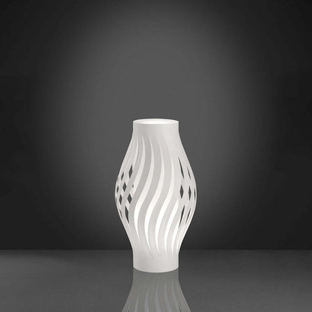 Lampada-Da-Tavolo-Moderna-1-Luce-Helios-In-Polilux-Bianco-H40-Made-In-Italy