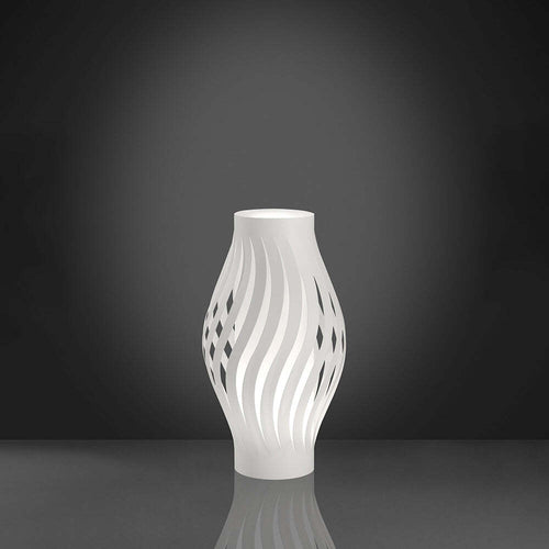 Lampada-Da-Tavolo-Moderna-1-Luce-Helios-In-Polilux-Bianco-H40-Made-In-Italy