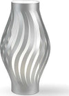 Lampada-Da-Tavolo-Moderna-1-Luce-Helios-In-Polilux-Silver-H40-Made-In-Italy