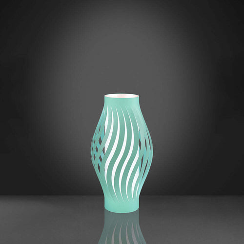 Lampada-Da-Tavolo-Moderna-1-Luce-Helios-In-Polilux-Verde-H32-Made-In-Italy