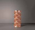Lampada-Da-Tavolo-Moderna-1-Luce-Prisma-In-Polilux-Rame-H32-Made-In-Italy