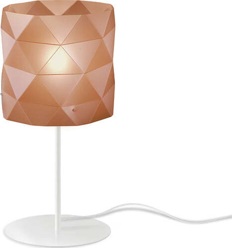 Lampada-Da-Tavolo-Moderna-1-Luce-Prisma-In-Polilux-Rame-H36-Made-In-Italy