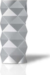 Lampada-Da-Tavolo-Moderna-1-Luce-Prisma-In-Polilux-Silver-H32-Made-In-Italy