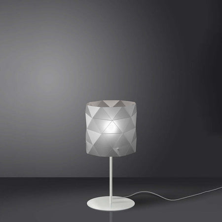 Lampada-Da-Tavolo-Moderna-1-Luce-Prisma-In-Polilux-Silver-H36-Made-In-Italy