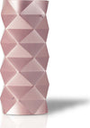Lampada-Da-Tavolo-Moderna-1-Luce-Prisma-Polilux-Rosa-Metallico-H32-Made-In-Italy