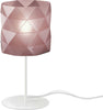 Lampada-Da-Tavolo-Moderna-1-Luce-Prisma-Polilux-Rosa-Metallico-H36-Made-In-Italy