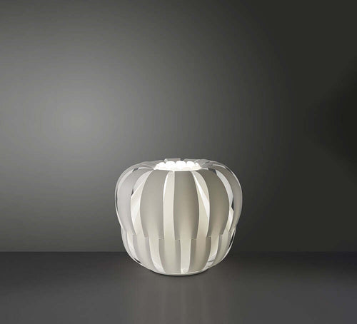 Lampada-Da-Tavolo-Moderna-1-Luce-Queen-In-Polilux-Bianco-D19-Made-In-Italy