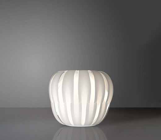 Lampada-Da-Tavolo-Moderna-1-Luce-Queen-In-Polilux-Bianco-D19-Made-In-Italy