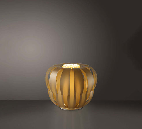 Lampada-Da-Tavolo-Moderna-1-Luce-Queen-In-Polilux-Oro-D42-Made-In-Italy