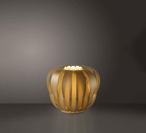 Lampada-Da-Tavolo-Moderna-1-Luce-Queen-In-Polilux-Oro-D42-Made-In-Italy