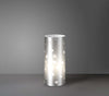 Lampada-Da-Tavolo-Moderna-A-1-Luce-Pois-In-Polilux-Bicolor-Silver-Made-In-Italy