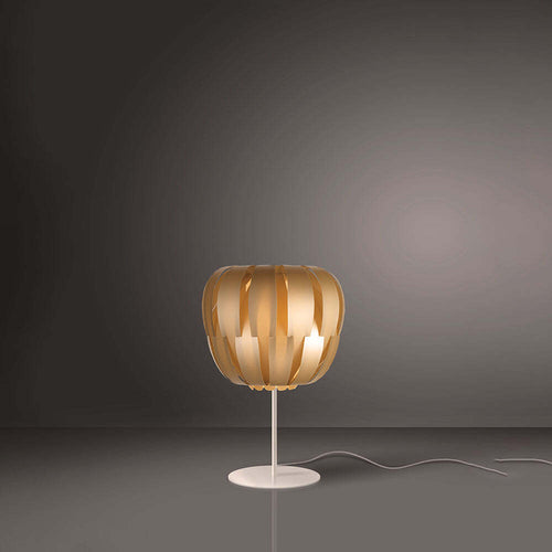 Lampada-Da-Tavolo-Moderna-Con-Base-Luce-Queen-In-Polilux-Oro-Made-In-Italy