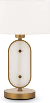 Lampada-Da-Tavolo-Moderna-Marmo-Metallo-Oro-Paralume-Tessuto-1-Luce-E27-40W