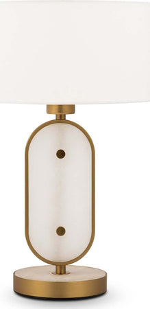 Lampada-Da-Tavolo-Moderna-Marmo-Metallo-Oro-Paralume-Tessuto-1-Luce-E27-40W