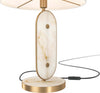 Lampada-Da-Tavolo-Moderna-Marmo-Metallo-Oro-Paralume-Tessuto-1-Luce-E27-40W