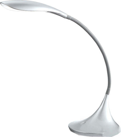 Lampada-Da-Tavolo-Moderna-Nunki-Silicone-E-Materie-Plastiche-Grigio-Lucido-Led