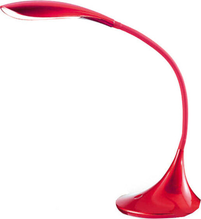 Lampada-Da-Tavolo-Moderna-Nunki-Silicone-E-Materie-Plastiche-Rosso-Lucido-Led