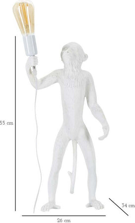 Lampada-Da-Tavolo-Monkey-Bianco-Cm-26X34X55