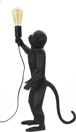 Lampada-Da-Tavolo-Monkey-Nero-Cm-26X34X55