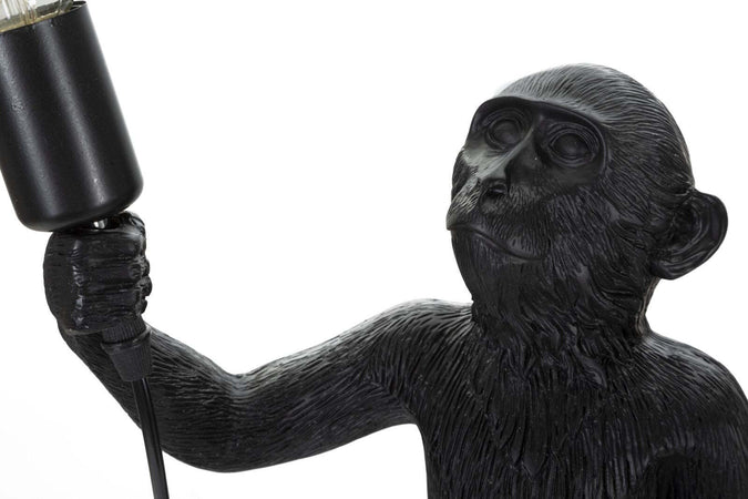 Lampada-Da-Tavolo-Monkey-Nero-Cm-26X34X55