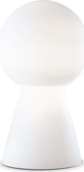 Lampada-Da-Tavolo-O-Da-Terra-Moderna-Birillo-Vetro-Bianco-1-Luce-E27-D22Cm