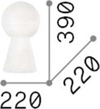 Lampada-Da-Tavolo-O-Da-Terra-Moderna-Birillo-Vetro-Bianco-1-Luce-E27-D22Cm
