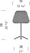Lampada da tavolo Panzeri Ralph