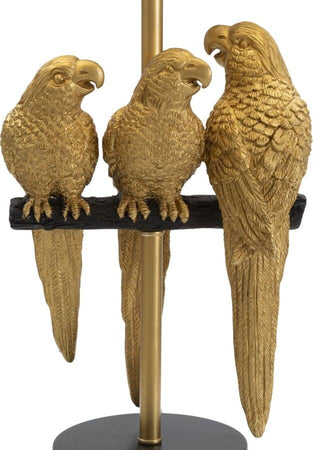 Lampada Da Tavolo Pappagalli Cm 30X62,5 Illuminazione/Illuminazione per interni/Lampade/Lampade da tavolo e abat-jour Led Mall Home - Napoli, Commerciovirtuoso.it