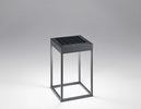Lampada-Da-Tavolo-Piccola-Esterno-Cage-Contemporanea-Alluminio-Grigio-Led-Cct