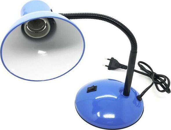 Lampada-Da-Tavolo-Scrivania-Braccio-Snodabile-Lumetto-Porta-Lampadina-E27-Blu-Universo