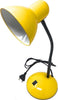 Lampada-Da-Tavolo-Scrivania-Braccio-Snodabile-Lumetto-Porta-Lampadina-E27-Giallo-Universo