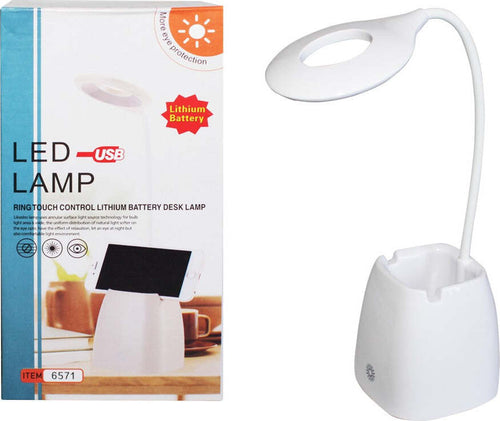 Lampda Da Tavolo Scrivania Con Portapenne 16 Led Collo Flessibile E Girevole Casa, arredamento e bricolage > Illuminazione da interno > Lampade da Tavolo Trade Shop italia - Napoli, Commerciovirtuoso.it